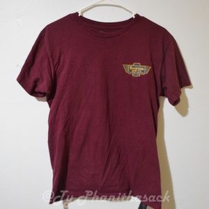 Brixton Maroon Shortsleeve Tee